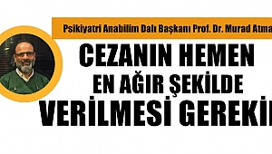 Prof. Dr. Murad Atmaca'dan Çocuk İstismarı Açıklaması