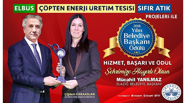 ELAZIĞ'A BİR ÖDÜL DAHA