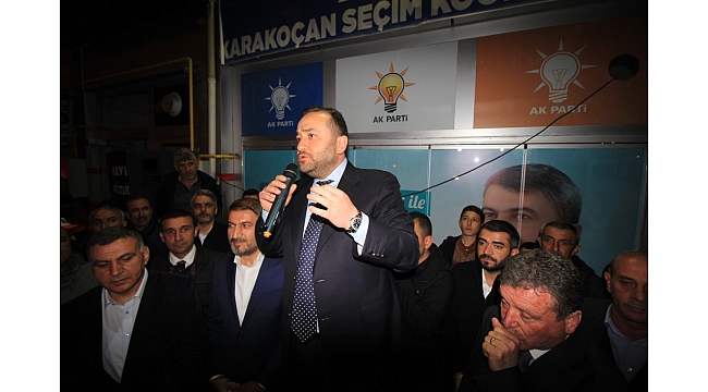 BELEDİYESİ KAYYUM HALKI COŞKULU MİLLETVEKİLİ AĞAR’A KARAKOÇAN’DA SEVGİ SELİ…