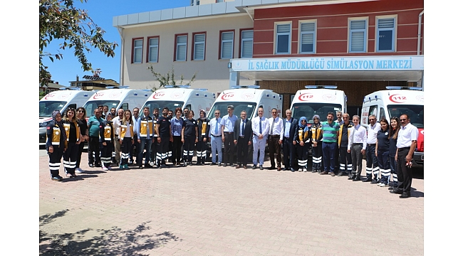 ELAZIĞ 112’ YE TAM DONANIMLI 6 YENİ AMBULANS