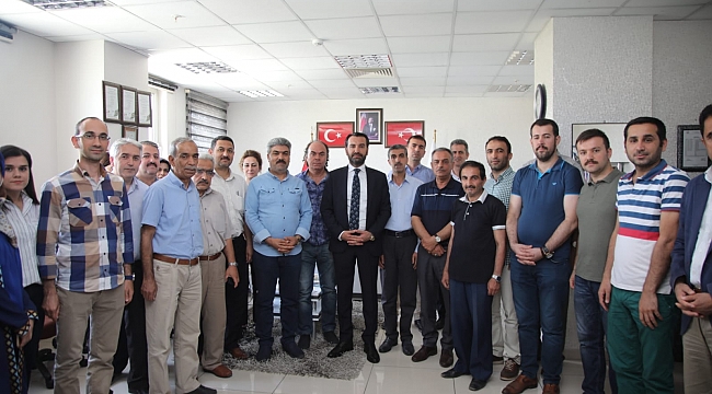 BAŞKAN ŞERİFOĞULLARI’NDAN PERSONELİNE ZİYARET