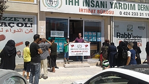 İHH’dan Elazığ’da 1000 Aileye Kurban Yardımı