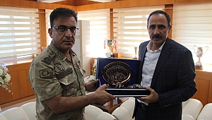 ALAY KOMUTANINDAN DEMİRDAĞ’A VEDA ZİYARETİ…