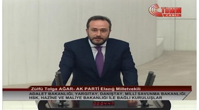 AĞAR, 2020 BÜTÇESİ ÜZERİNE AK PARTİ GRUBU ADINA KONUŞTU