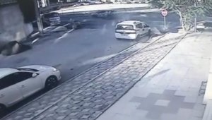 Elazığ'da ölümle biten kaza anı kamerada