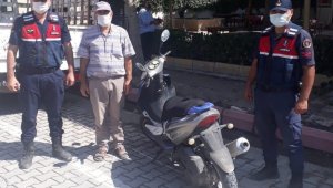 Hırsızlık şüphelisi, çaldığı motosikletle yakalandı