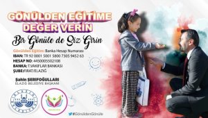Elazığ'da "Bir gönüle de siz girin" videosunu on binler izledi, çok sayıda tablet bağışı geldi