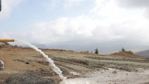 Elazığ'da yaban hayatına su desteği