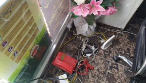 Hırsızlar et ve tulum peyniri çaldı, yakalanmamak için kayıt cihazını da götürdü