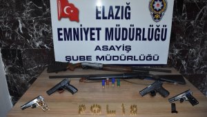 Elazığ'da aranan 33 şüpheli yakalanıp, tutuklandı