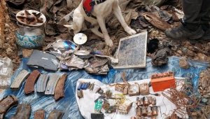 Tunceli'de teröristlerin kullandığı 8 sığınak imha edildi