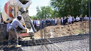 Elazığ Derviş Ali Camii'nin temeli atıldı
