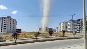 Elazığ'da mini 'hortum' kameralara yansıdı