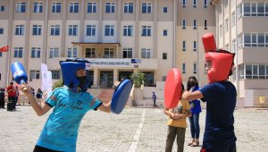Elazığlı öğrenciler "Telafide Ben de Varım" programında doyasıya eğlendi
