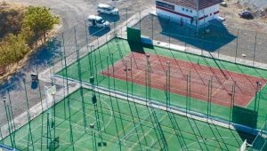 Ağın'da spor tesisleri yenilendi