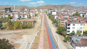 Elazığ'da üst yapı çalışmaları sürüyor