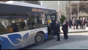 Rahatsızlanan kadın belediye otobüsü ile hastaneye ulaştırıldı