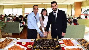 Elazığ'da yeni yıl öncesi sağlıkçılara moral etkinliği