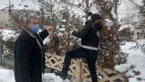 Polis yaban ve sokak hayvanları unutmadı