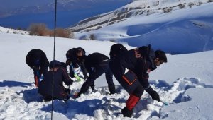 Elazığ'da çığda arama ve kurtarma tatbikatı