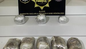 Valizinden 8 kilo uyuşturucu çıkan şüpheli gözaltına alındı