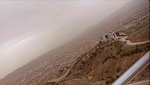 Elazığ'da toz taşınımı etkili oldu