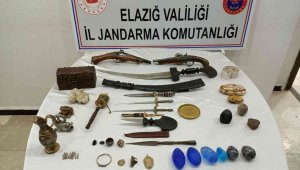 Jandarmadan tarihi eser operasyonu: 102 obje ele geçirildi