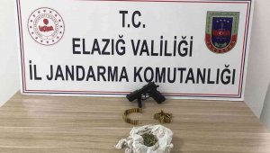 Elazığ'da ruhsatsız tabanca ele geçirildi: 1 gözaltı
