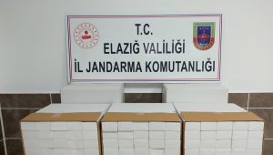 Elazığ'da 50 bin adet gümrük kaçağı makaron ele geçirdi
