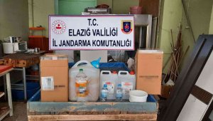 Elazığ'da sahte alkol operasyonu