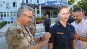 Elazığ İl Jandarma Komutanlığında rütbe terfi töreni düzenledi