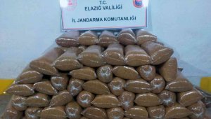 Elazığ'da 648 kilo kaçak tütün ele geçirildi