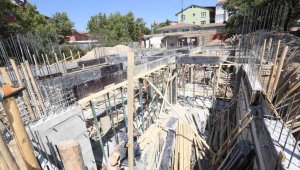 Zabıta müdürlüğü yeni hizmet binasının inşa çalışmaları başladı