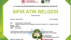 Elazığ TSO 'Sıfır Atık Belgesi' aldı