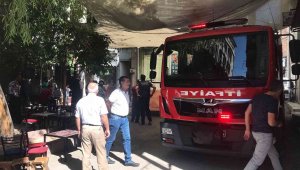 Elazığ'da baca yangını