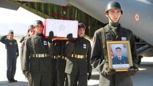 Şehit Ataş'ın naaşı memleketi Elazığ'a getirildi