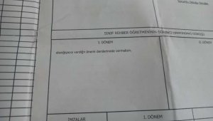 11. sınıf öğrencisinin karnesinde Elazığspor detayı