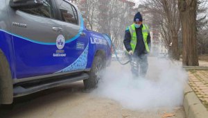 Elazığ'da ilaçlama çalışmaları sürüyor