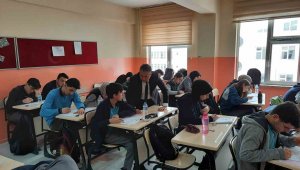 12. sınıflara uygulanan AYT hazırlık sınavları ile tamamlandı