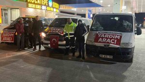 Afyonkarahisar galericiler esnafından deprem bölgesine yardım