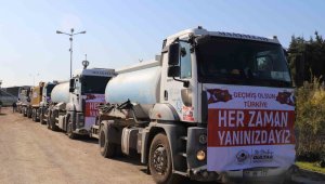 Akdeniz Belediyesinden deprem bölgesine su ve yakacak desteği