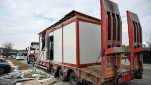 Altındağ Belediyesinden prefabrik ev desteği