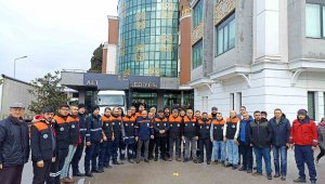 Altınova ekibi, tam donanımla Hatay'a çıktı