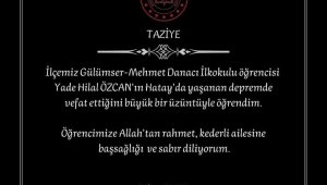 Ara tatilde Hatay'a giden Yade, depremde yaşamını yitirdi