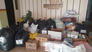 Aydın Sosyal Bilimler Lisesi'nden Kahramanmaraş'a yardım eli