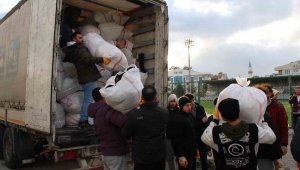 Aydın'dan 138 yardım tırı afet bölgelerine gönderildi