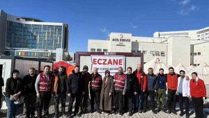 Aydınlı eczacılar depremzedeler için sahada