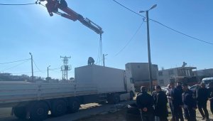 Ayvacık depreminde kullanılan konteynerlar afet bölgesine gönderildi