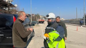 Başkan Atabay deprem bölgesine gitti