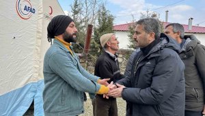Başkan Eroğlu, depremzede köylülerle bir araya geldi